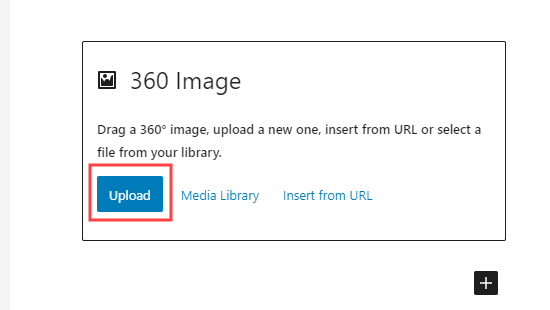 WordPress'e 360 ​​derecelik bir görüntü yükleme