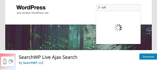 SearchWP Ajax Live